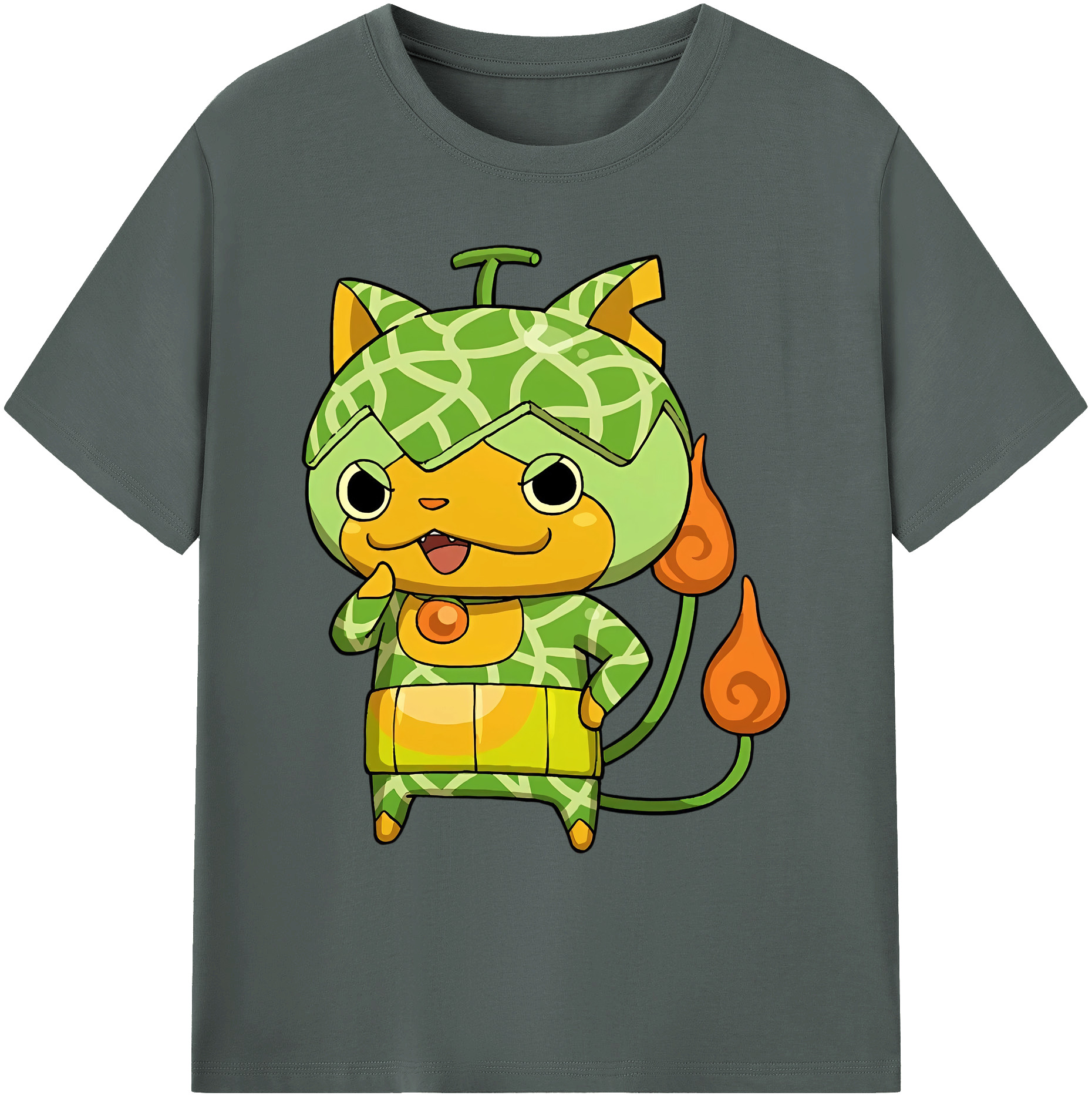（画像用） 妖怪ウォッチ Yo-kai Watch 綿100％ メンズ半袖Tシャツ｜肌触りやわらか＆通気性